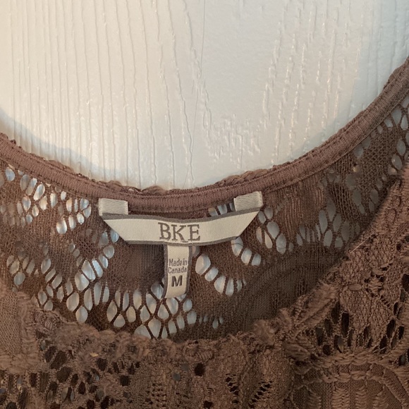 BKE brown tunic top size Medium - Picture 2 of 4